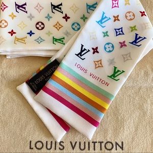 ❌SOLD❌ Louis Vuitton Multicolore Bandeau - White